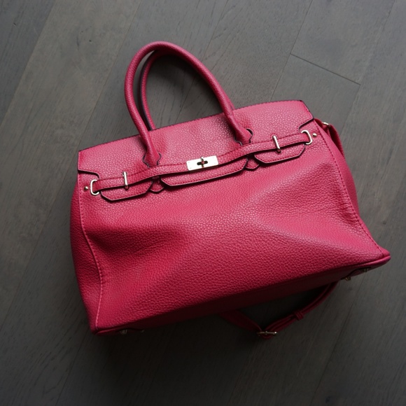 JustFab Bags Just Fab Pink Bag In Style Icon Poshmark